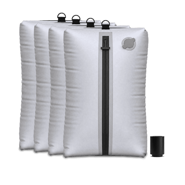 Pack Famille singope : 4 sacs de compression sous vide et une pompe